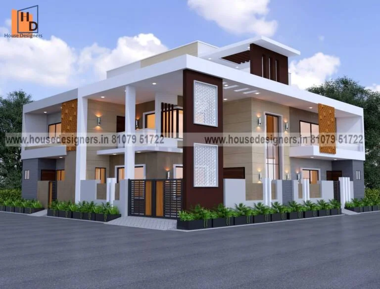 Duplex House For Front Design