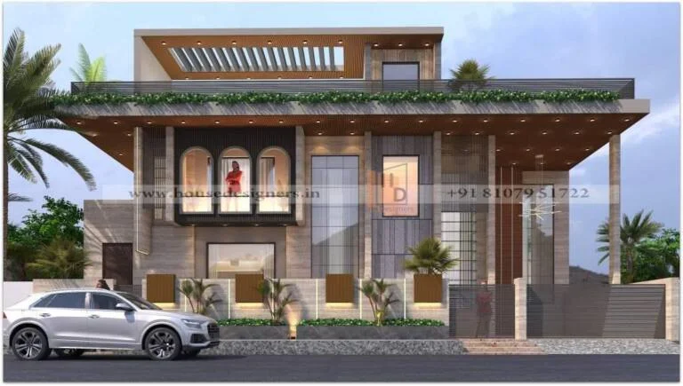 Exterior Facade Bungalow Design