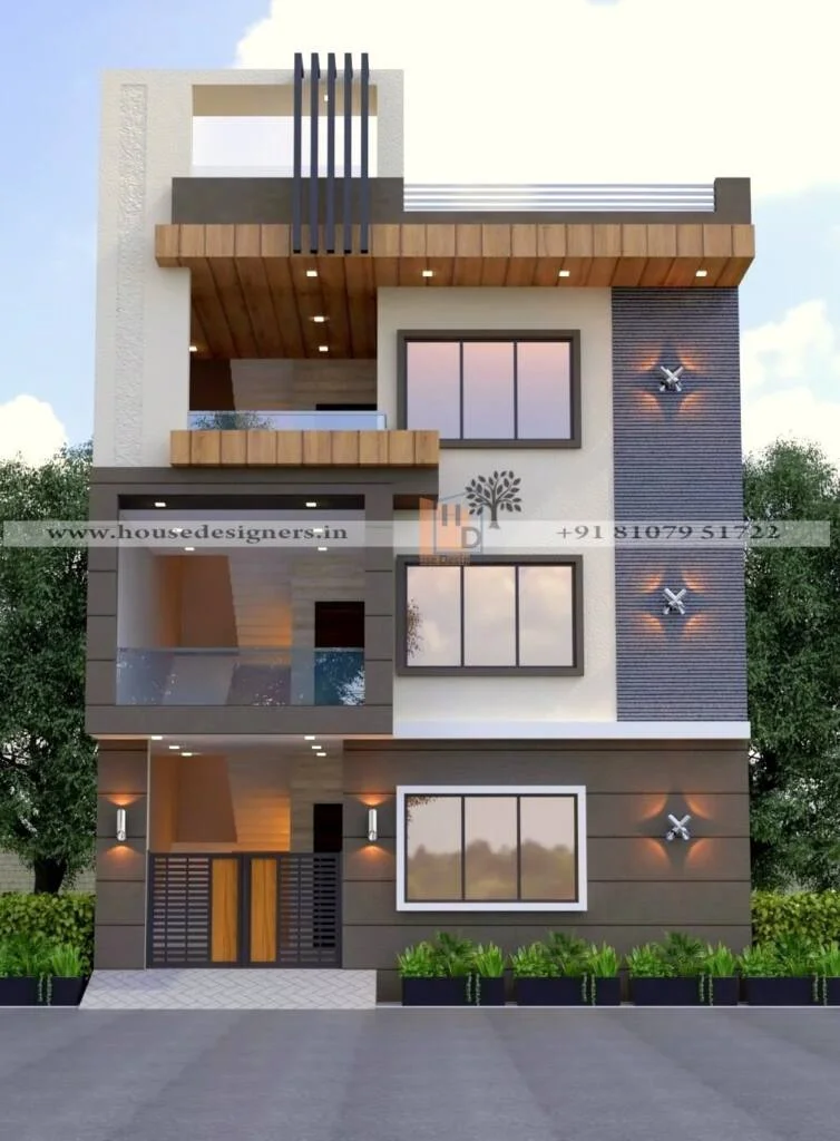Exterior Facade Design 3 Floor