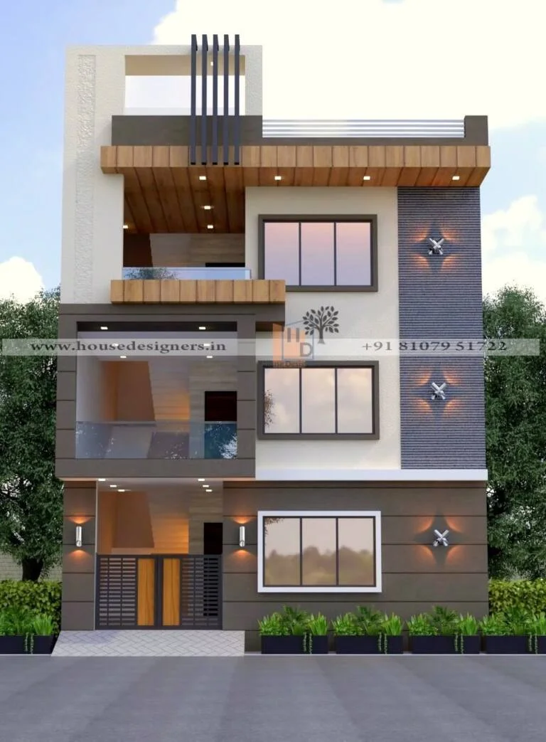Exterior Facade Design 3 Floor
