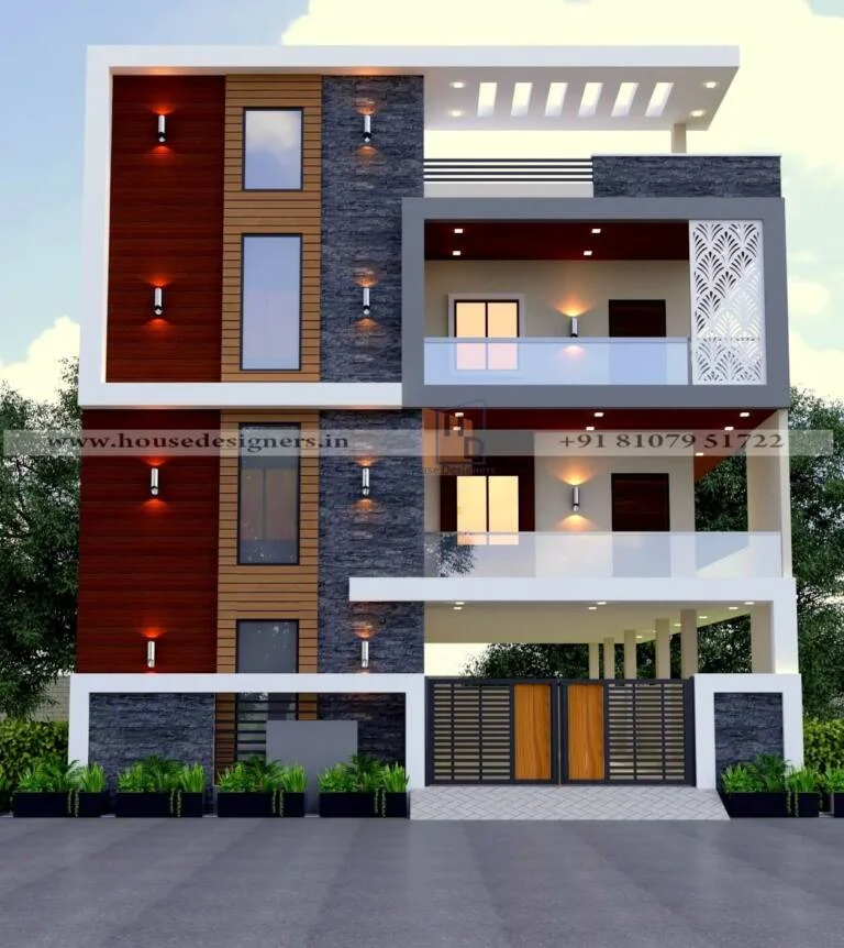 Exterior Of House 3 Story