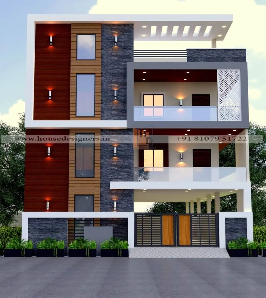 Exterior Of House 3 Story