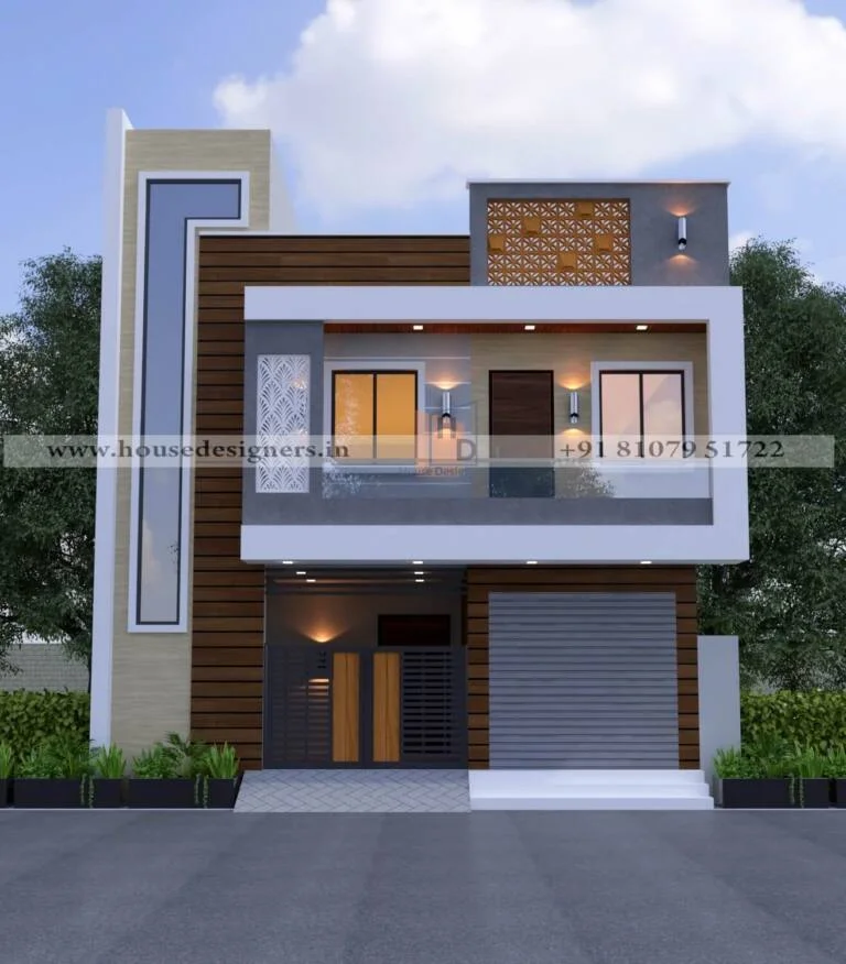 Facade Design For House With Shop