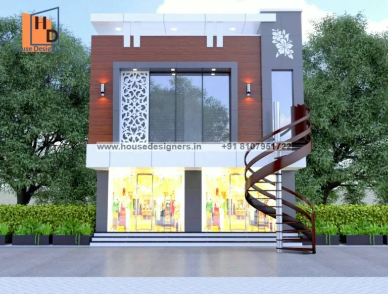 G1 Modern Front Commercial Elevation