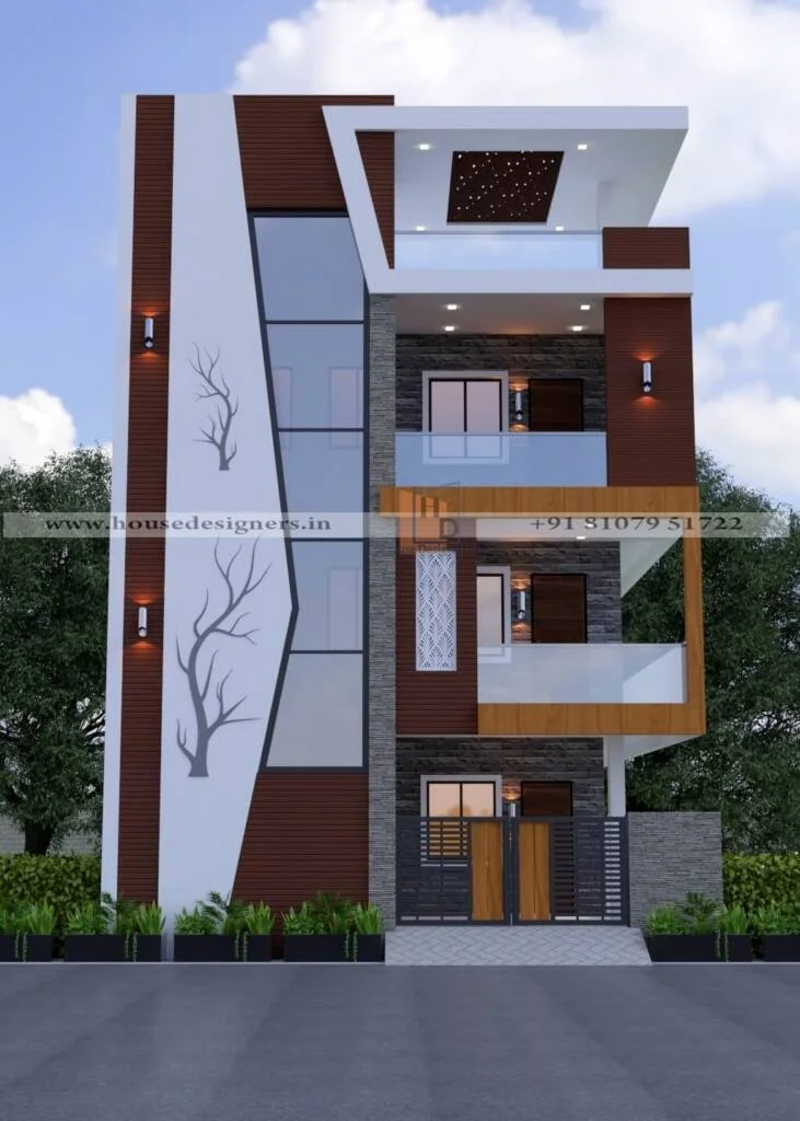 G+2 Building Exterior Design