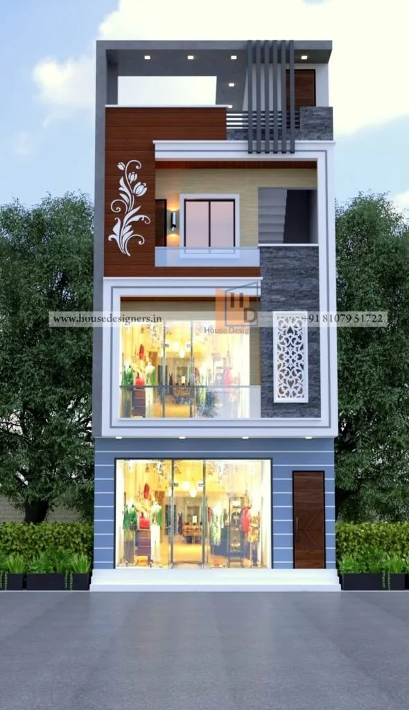 House With Shop Front Design
