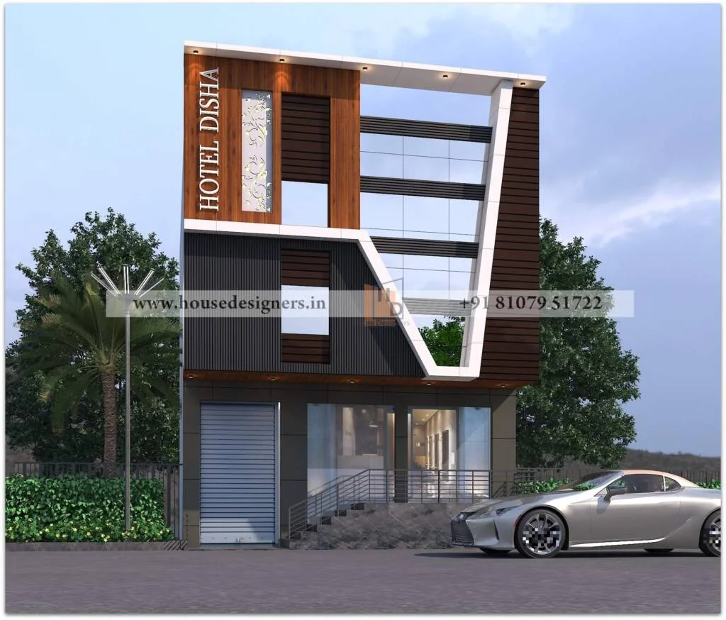 Modern Hotel Facade Design