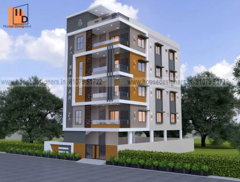 Multi Story Front Elevation Design
