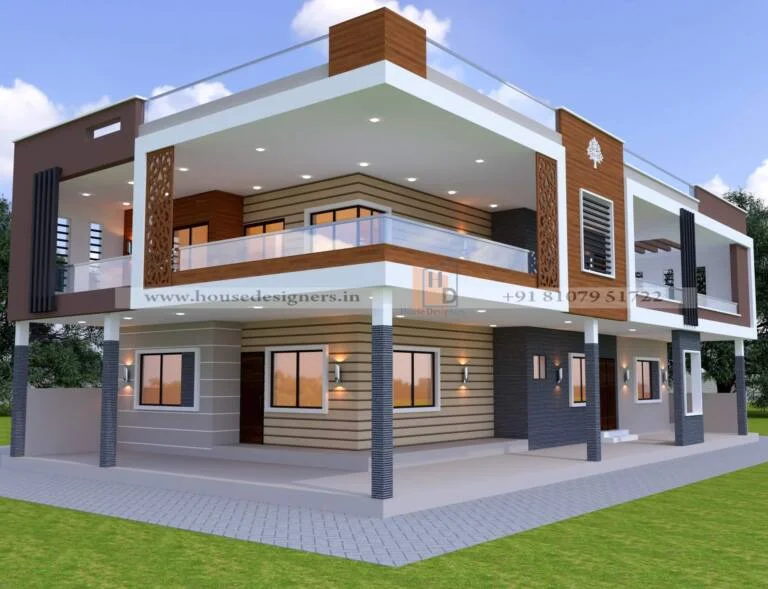Simple Home Exterior Design 2 Floor