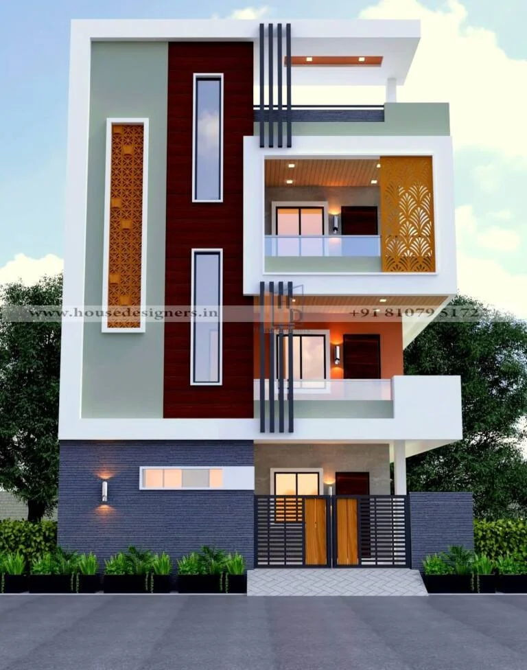 Simple Home Exterior Design Two Floor