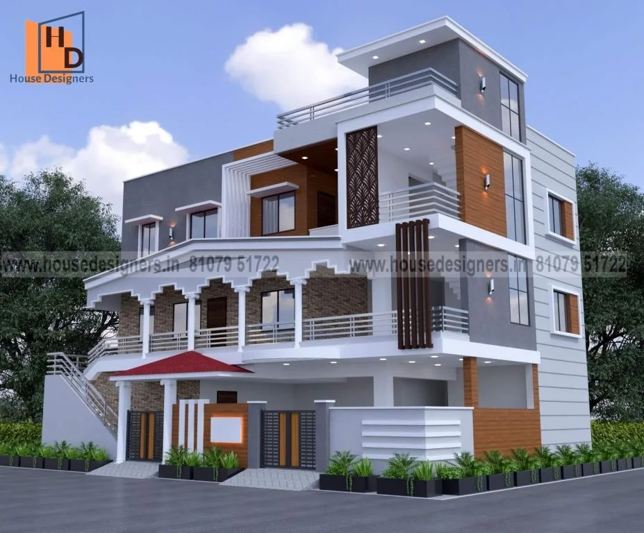 Triple Floor House Design