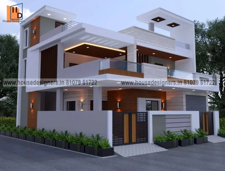 Two Floor House Front Elevation