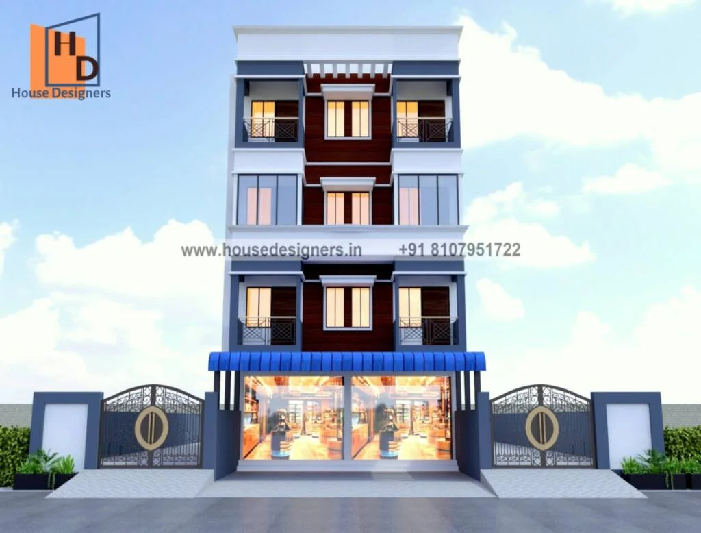 Apartment Elevation Simple Design