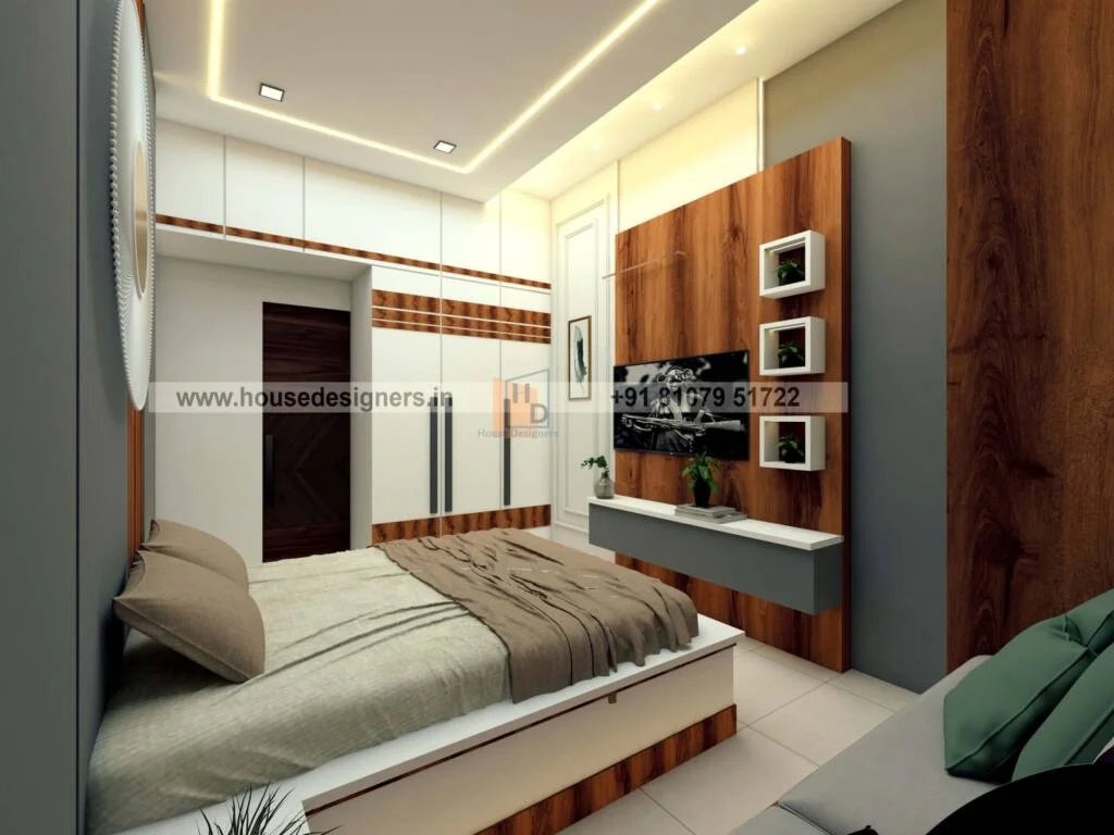 Bedroom Interior Design With Wardrobe Scaled