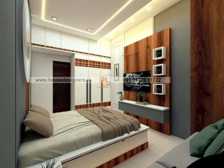 Bedroom Interior Design With Wardrobe Scaled