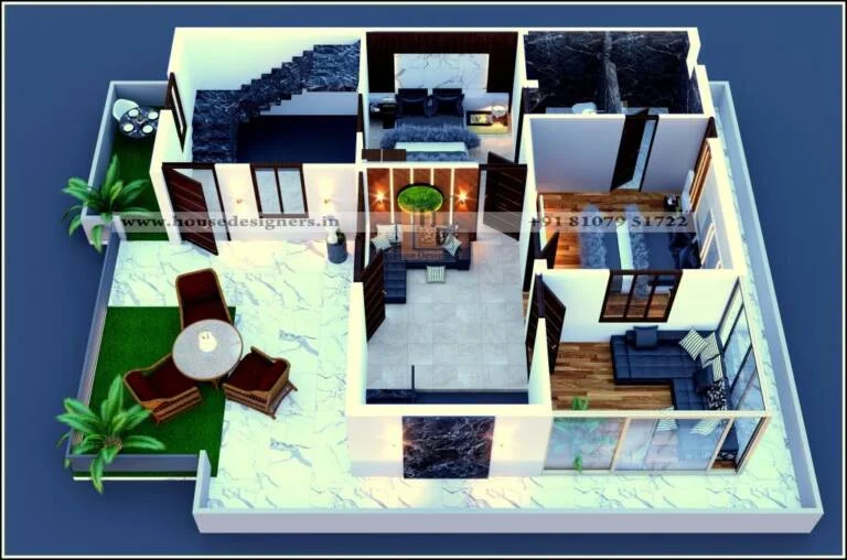 Best 3d Floor Plan For 3 Bedroom