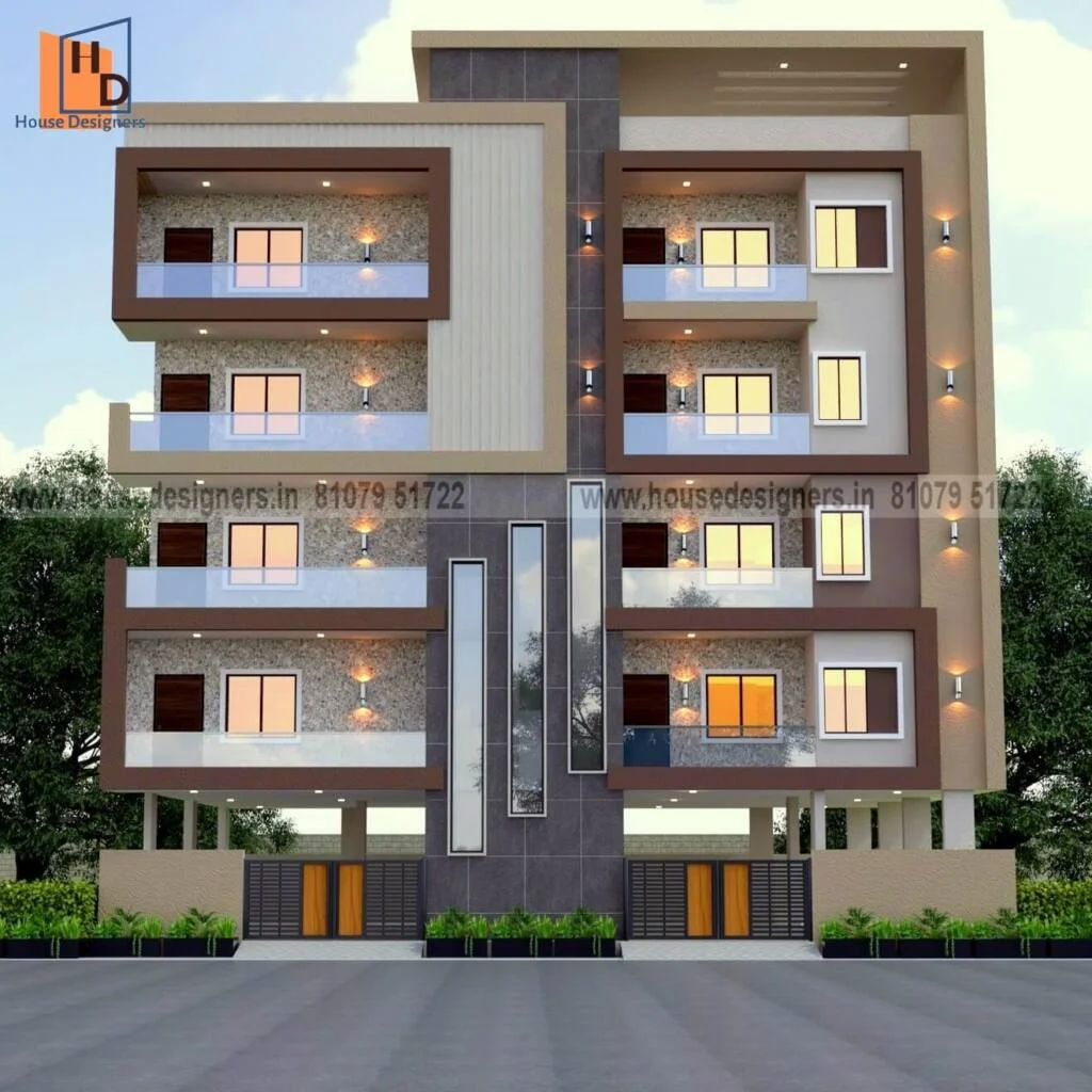 Building Elevation Apartment Design