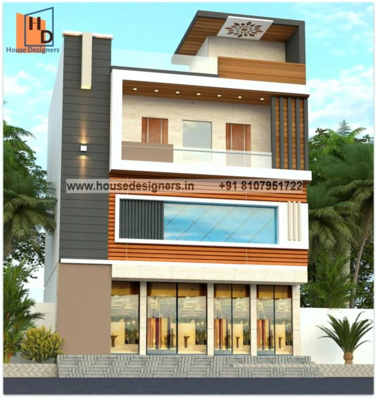 Commercial 3 Floor Elevation Design
