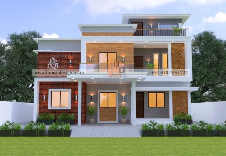 Double Story House Design Plan