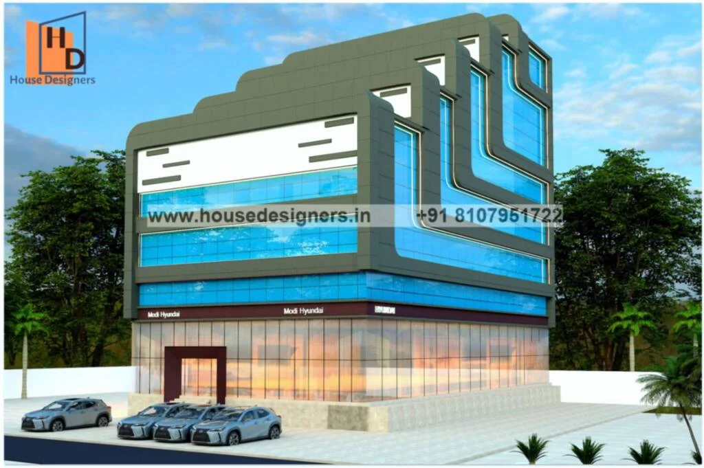Elevation Commercial Building Design