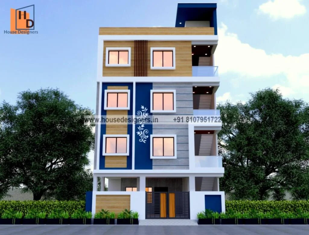 Four Floor Normal Building Elevation