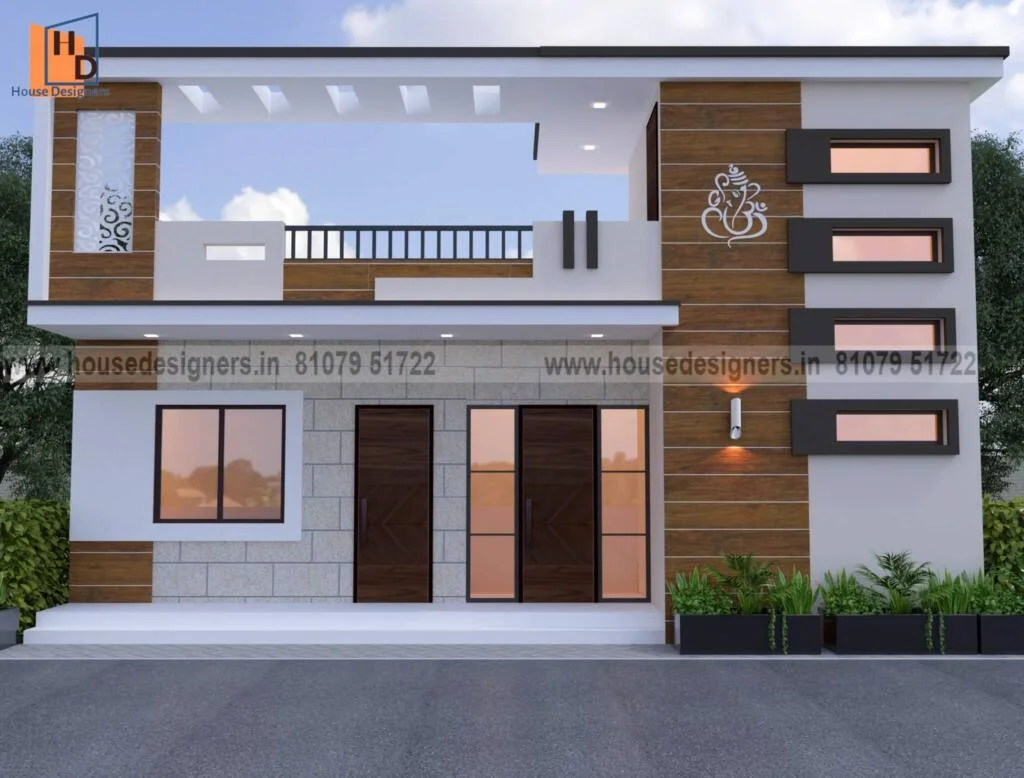 Home Design For Front Single Floor