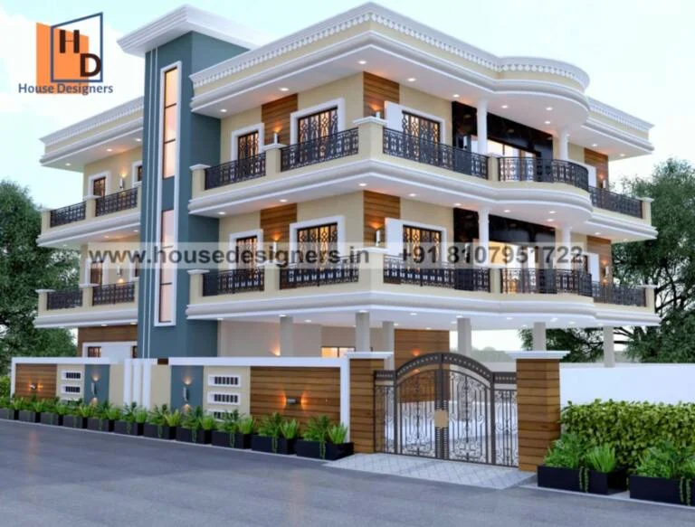 Home Elevation Design 3 Floor