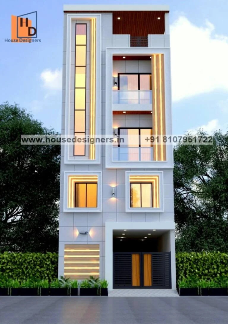 Home Elevation Design Four Floor