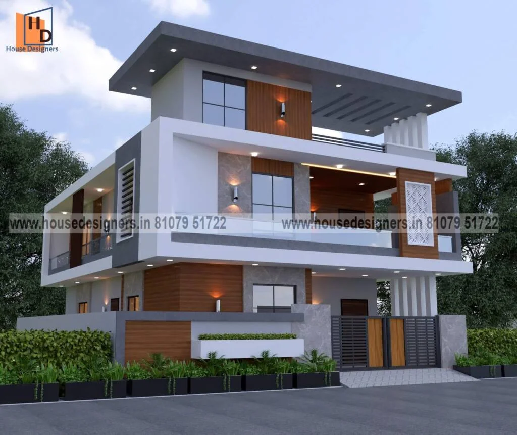Home Elevation For Two Floor