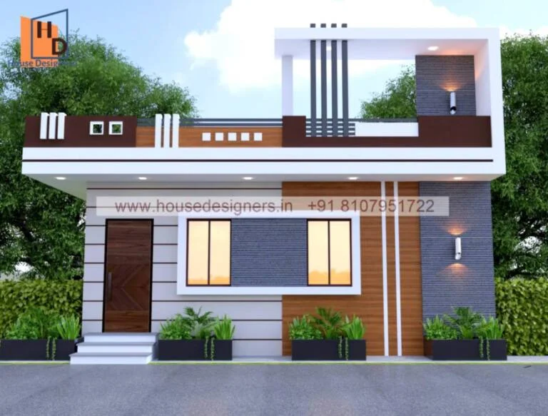 Low Budget Single Floor House Design