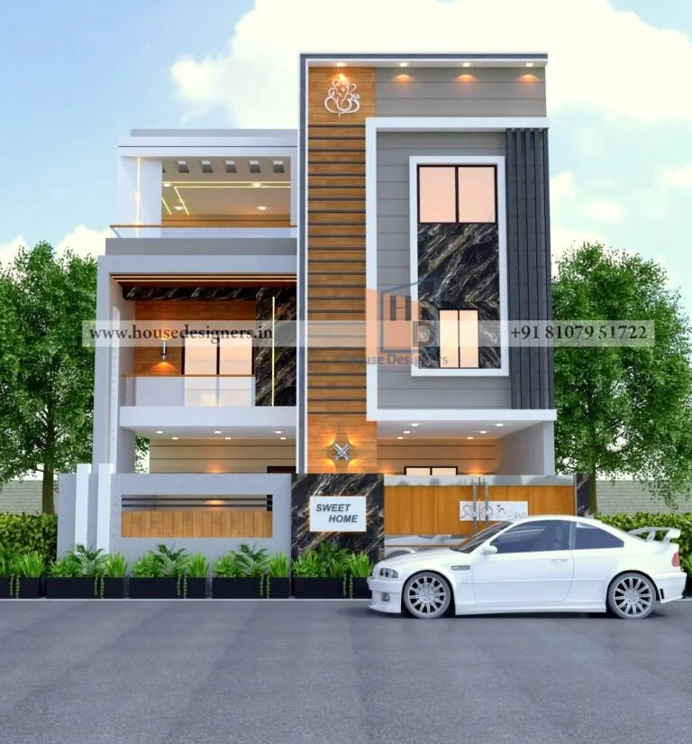 Modern House Elevation Plan