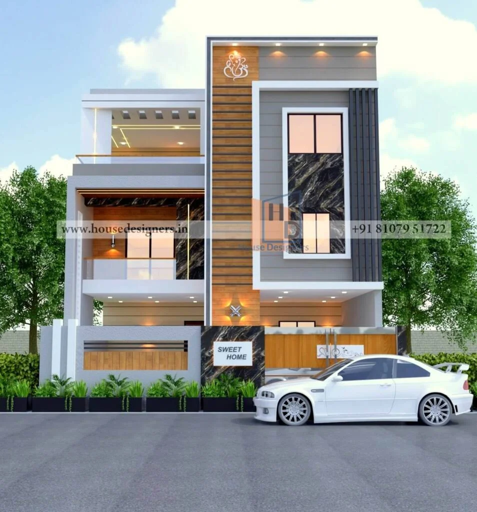Modern House Elevation Plan