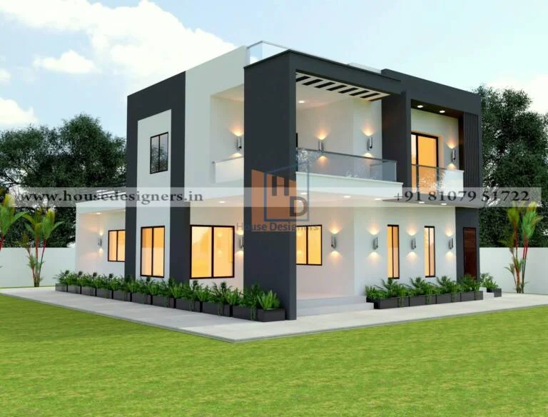 Modern Villa Front Elevation Design