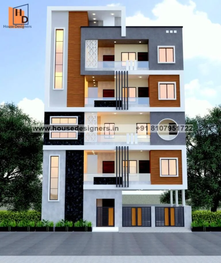 Multi Story Apartment Building Design