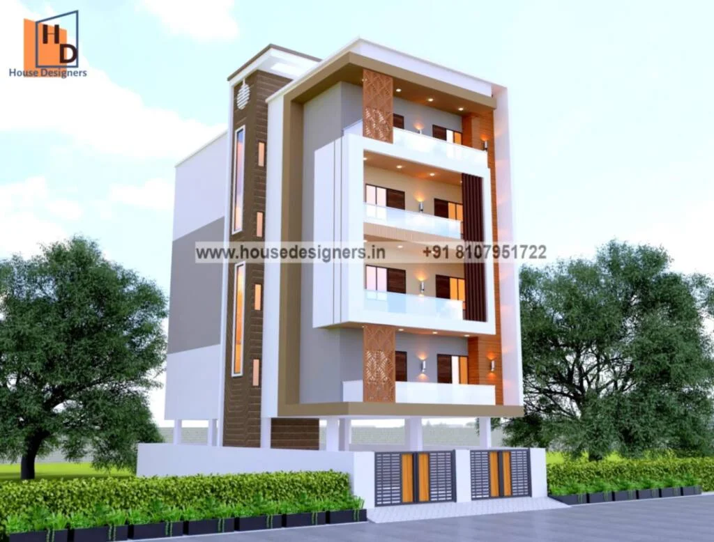 Multi Story Simple Elevation Design