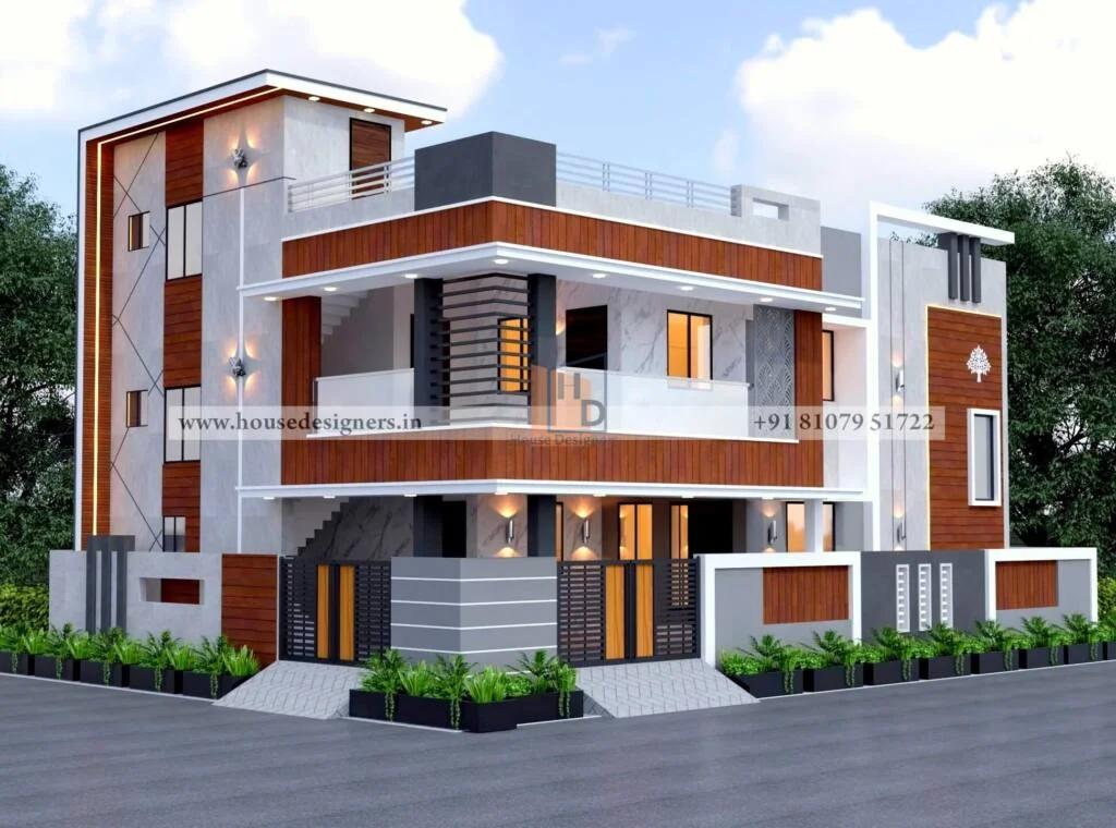 New Front View Of House