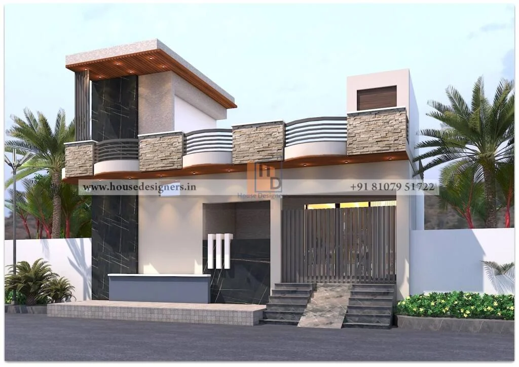 One Story House Design Plan