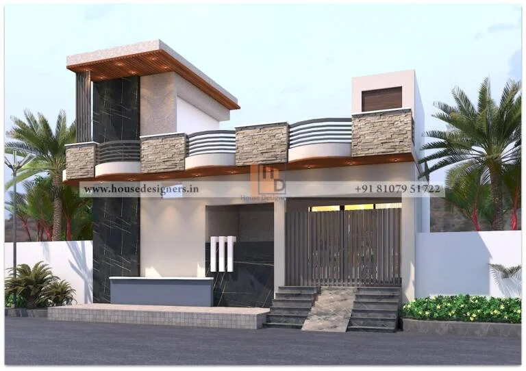 One Story House Design Plan