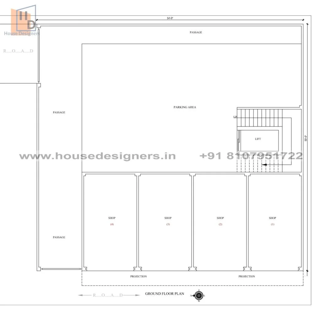 Shop House Plan
