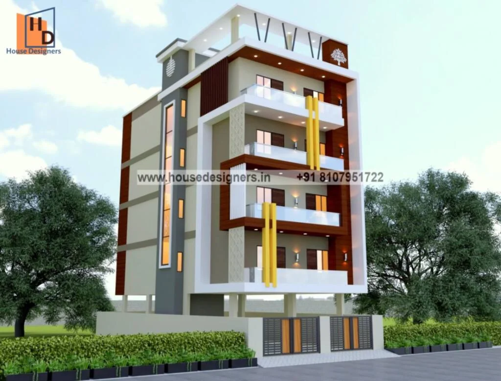Simple Elevation Designs For Multi Story Building