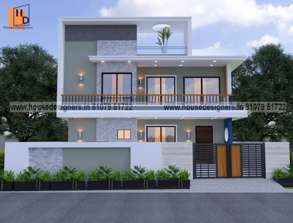 Simple House Front Design 1