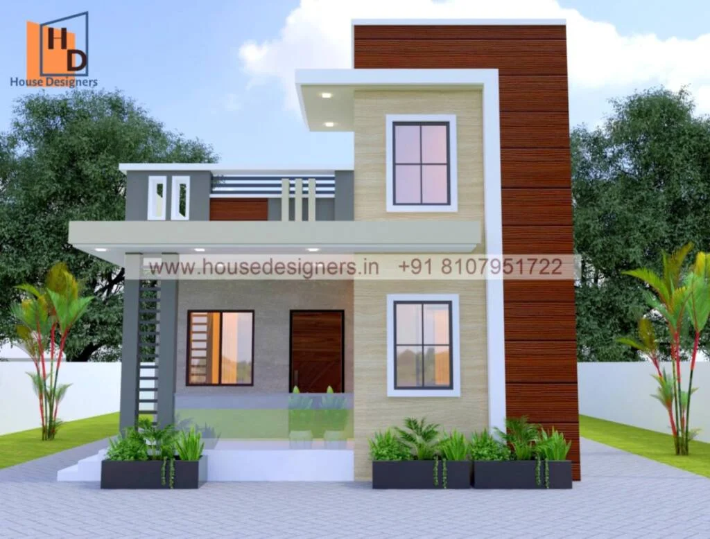 Single Floor Front Elevation