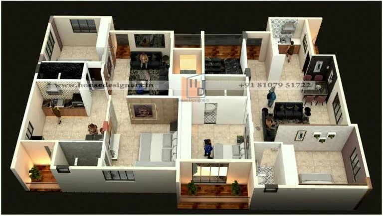 Small Apartment 3d Floor Plan