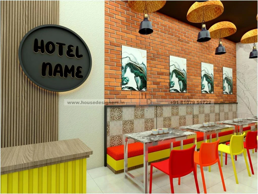 Small Cafe View 3d Interior