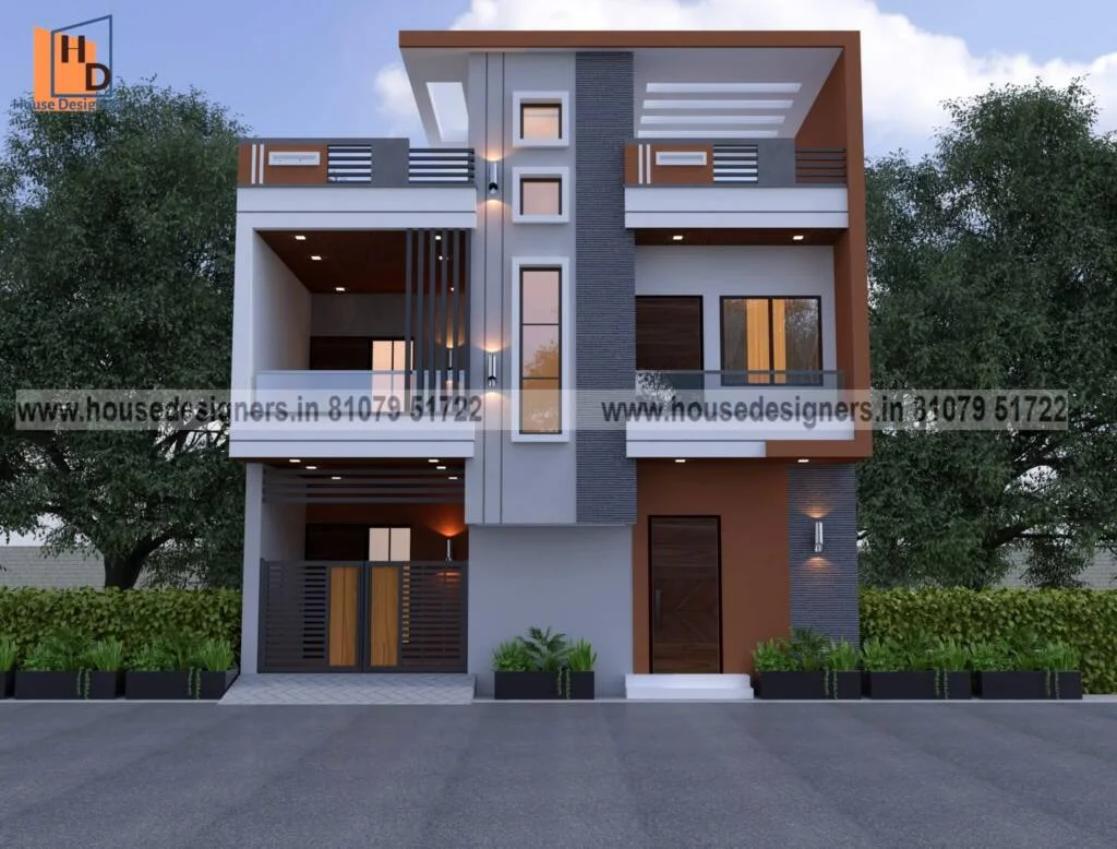 Small Duplex Modern House Design