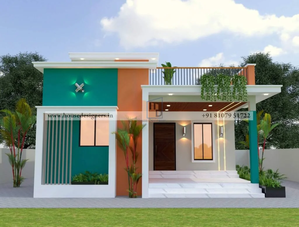 Small House Elevation Plan