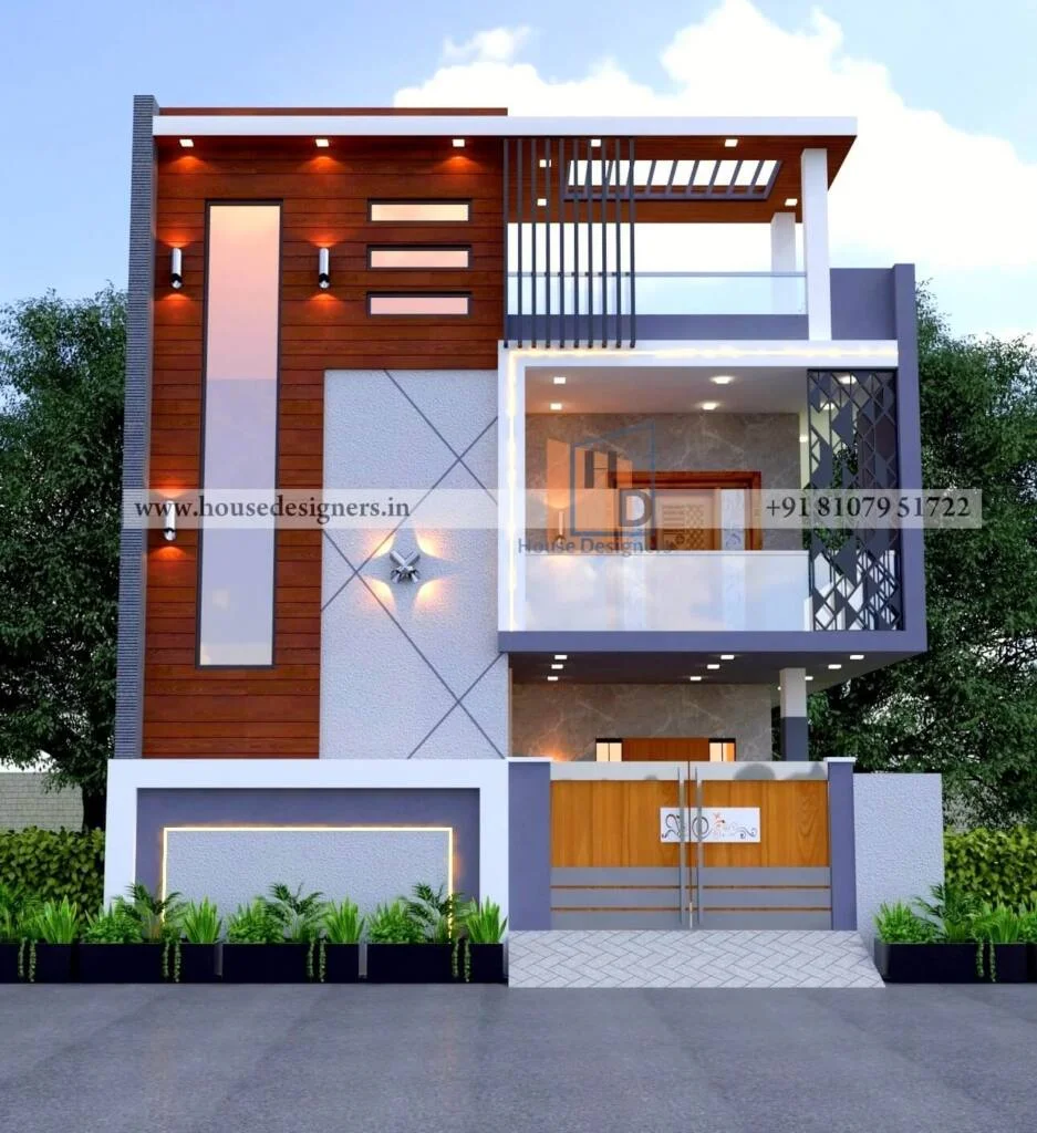 West Facing House Front Elevation