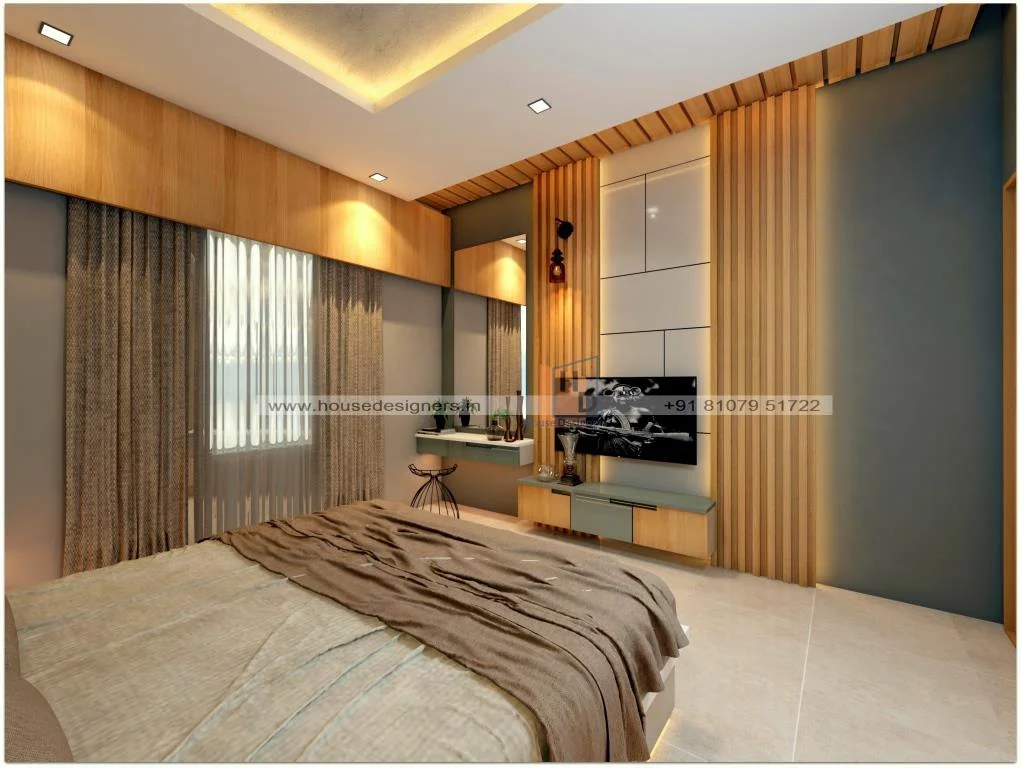 Wooden Bedroom Interior Design